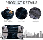 ANNA QUEEN Cute Kitten in Pocket Luggage Cover, Funny Cat Suitcase Protector - Image 4
