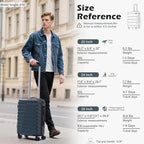 Coolife Carry On Luggage Airline Approved - Image 9