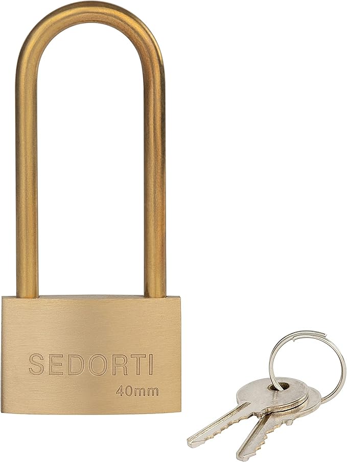 Weather Proof Lock, Keyed Alike Solid Brass Padlocks - Image 2