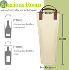 Tirrinia Single Wine Carrier Tote, Insulated Cooler Bag - Image 3