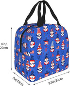 American Gnome Patriotic Lunch Box 4th of July Memorial Day Lunch Bag Insulated - Image 6