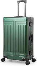 All Aluminum Magnesium Carry On Luggage，Cut from Whole Aluminum Sheet，22x14x9 by KANGSHILU