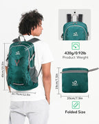 WATERFLY Lightweight Packable Hiking Backpack: 30L Foldable Travel Daypack - Image 2