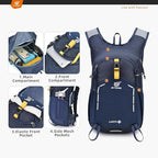 SKYSPER Small Hiking Backpack - 25L Travel Daypack Lightweight Bag Water - Image 2