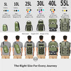 STOVER 5/10/25/30/40/55L Waterproof Backpack- Floating Dry Bag - Image 8
