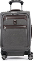 Travelpro Platinum Elite Softside Expandable Carry on Luggage, 8 Wheel Spinner by Travelpro