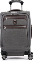 Travelpro Platinum Elite Softside Expandable Carry on Luggage, 8 Wheel Spinner by Travelpro