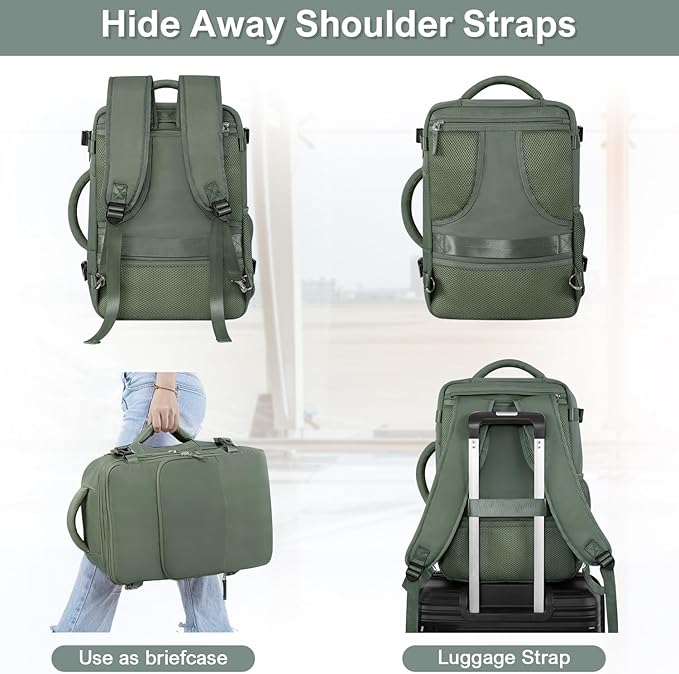 Personal Item Backpack, Carry on Travel Backpack - Image 4