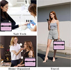 Makeup Train Case, Portable Makeup Case - Image 5
