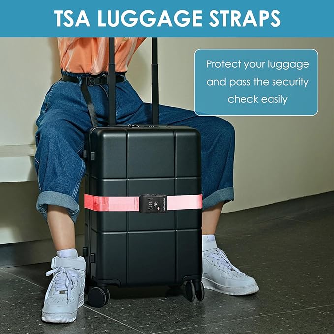 Travel Inspira Luggage Straps for Suitcases - Image 7