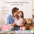 Aromatherapy Diffuser, 300ML Remote Control Essential Oil Diffusers, White Wood Grain Humidifier with 8 Colors Light 4 Timer Mode, Ultrasonic Scent Diffuser for Home, Office