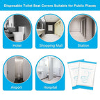 100 Pack Disposable Toilet Seat Cover Waterproof Non-Woven Fabric, Disposable - Image 8