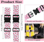 Pink Leopard Luggage Straps for Suitcases TSA Approved, Luggage Identifiers for - Image 2