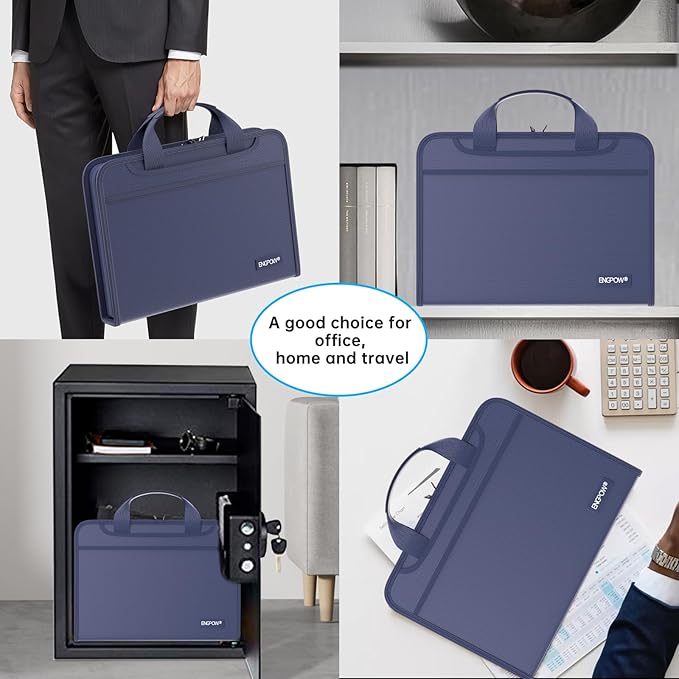 ENGPOW Accordion File Organizer, Fireproof Expanding File Folder - Image 7