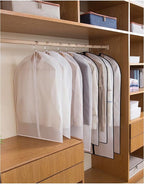 Garment Bags for Hanging Clothes Suit Bags for Closet Storage, Plastic - Image 6