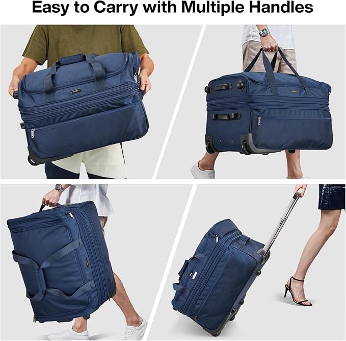 Hanke Large Expandable checked Luggage Suitcases - Image 3