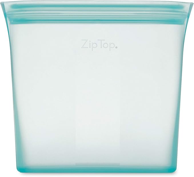 Zip Top Reusable Food Storage Bags | Sandwich Bag | Silicone Meal Prep - Image 2