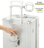 feilario 30in Super Large Captain Aluminum Frame Hardside Spinner Wheels Luggage - Image 3