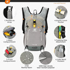 SKYSPER Small Hiking Backpack - 15L Travel Daypack Lightweight Bag Water - Image 3