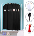 Syeeiex 60'' Garment Bags for Hanging Clothes, Dress Garment Bags for Gowns - Image 3