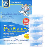 New Super Soft Adult EarPlanes® Ear Plugs Airplane Travel Ear Protection 5 Pair by Cirrus+Healthcare+Products