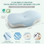 Cervical Pillow for Neck and Shoulder Support, Ergonomic Memory Foam Contour - Image 5