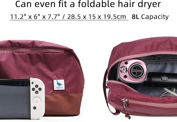 Travel Toiletry Bag 8L for Women, Large Packing Cube - Image 7