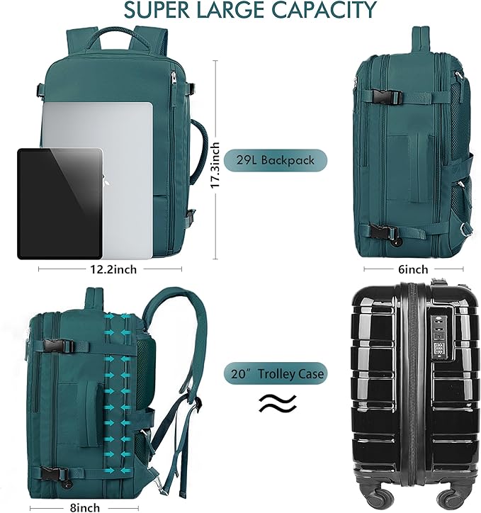 Beraliy Extra Large Travel Backpack - Image 7