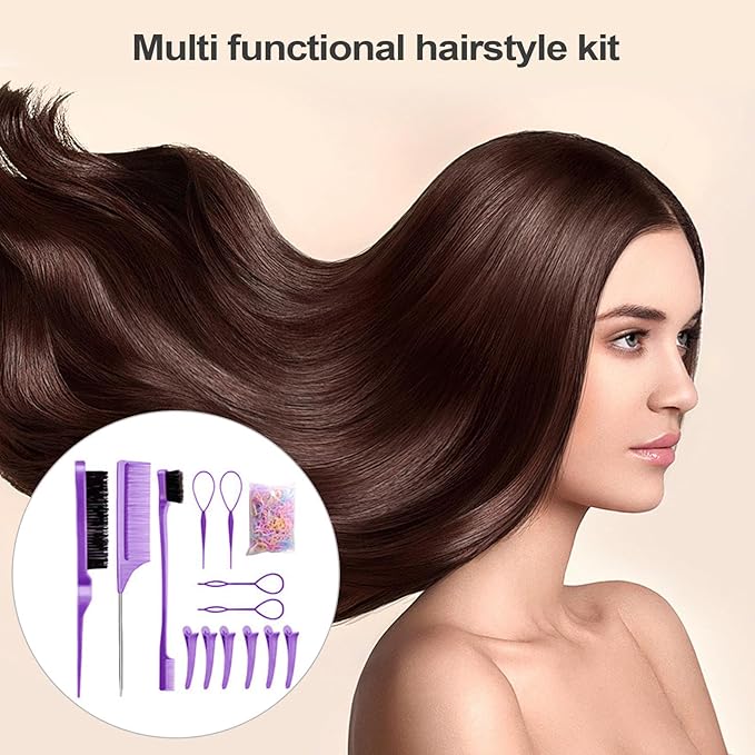 Hair Braiding Tools | Ergonomic Portable Lightweight Comb - Hair Styling Appliances | for Holiday Festival Salon Home Travel Wedding Bridal Spa Grooming Party Summer