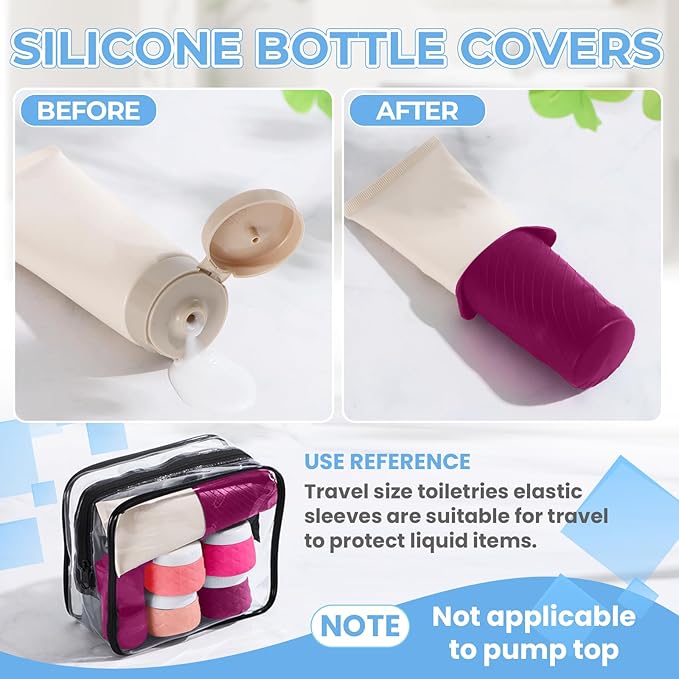 16Pack Travel Bottles for Toiletries, TSA Approved Travel Size Toiletries - Image 6
