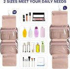 Hanging Toiletry Bag for Women Travel, 2 Sizes Large & Small Waterproof - Image 3