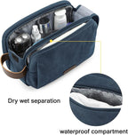BAGSMART Toiletry Bag for Men, Canvas Travel Toiletry Organizer Dopp Kit - Image 3