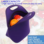 FlowFly Neoprene Kids Lunch box Insulated Soft Bag Mini Cooler Thermal Meal - Image 4