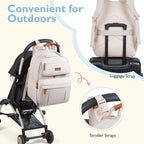 mommore Diaper Bag Backpack, Large Diaper Bag Expandable - Image 7