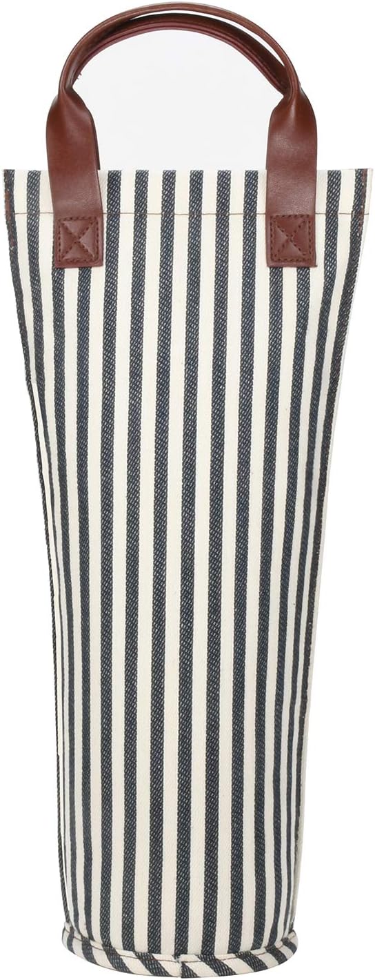 Tirrinia Single Wine Gift Tote Bag, Insulated Padded Thermal Wine Bottle by Tirrinia
