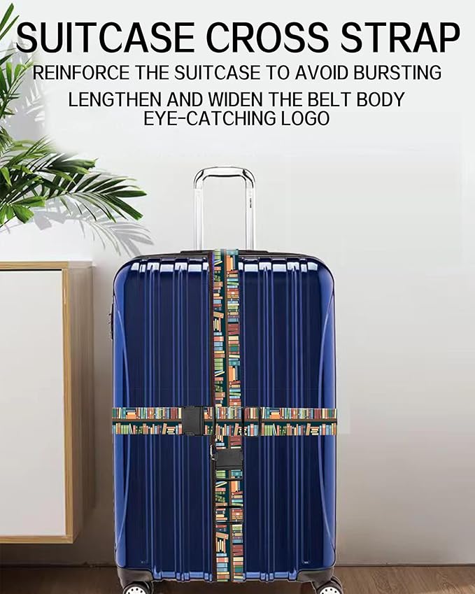 Luggage Straps for Suitcases, Adjustable Travel Belt, Durable Wide Luggage Strap - Image 6