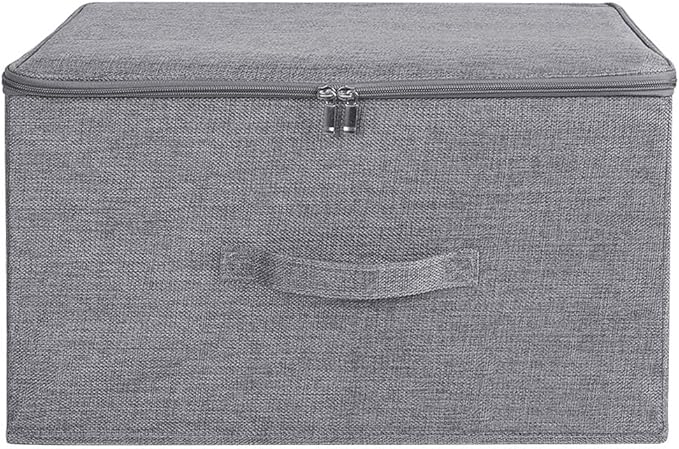 ANMINY Storage Bins with Zipper Lids 51.9 Qt Lidded Fabric Storage Boxes - Image 2