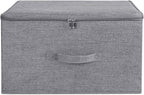 ANMINY Storage Bins with Zipper Lids 51.9 Qt Lidded Fabric Storage Boxes - Image 2