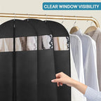 43" Suit Bags for Closet Storage and Travel, Garment Bags for Hanging Clothes - Image 3