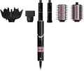 Shark Hair Dryer | FlexStyle Hair Styling System | Portable & Powerful Blow Dryer Brush | Hair Curler & Volumizer | 6 Styling Tools Included | Best for All Hair Types | Black | HD440BK