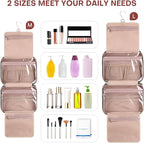 Hanging Toiletry Bag for Women Travel, 2 Sizes Large & Small Waterproof - Image 3