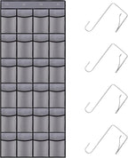 Over the Door Shoe Organizer, 24 Large Breathable Mesh Pockets, Hanging Storage by Unknown