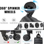 24 Inch Luggage with Spinner Wheels, Hard Shell Suitcase, Lightweight PP - Image 4