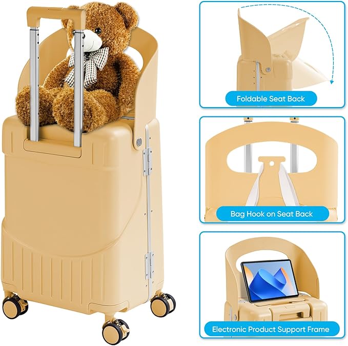 TABU 20" Ride-on Luggage with Seat - Image 3
