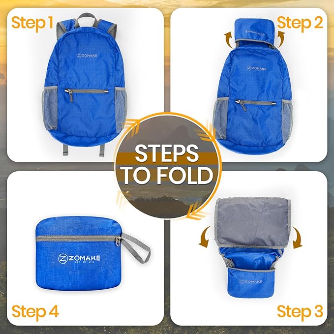 ZOMAKE Ultra Lightweight Hiking Backpack 20L - Image 5