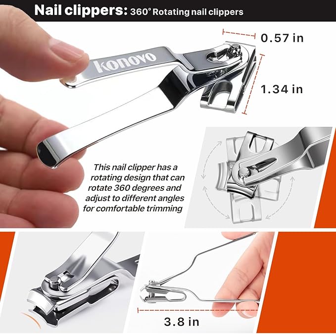 Toenail Clippers for Seniors Thick Toenails, Toe Nail Clippers Adult Thick - Image 4