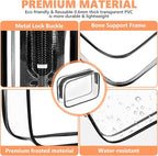 AURUZA 4 Pack Clear Toiletry Bag, Portable Travel Makeup Pouch - Image 4