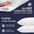 Beckham Hotel Collection Bed Pillows King Size Set of 2 - Image 3