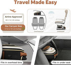 Small Rolling Backpack for Women, Lightweight Travel Backpack - Image 4