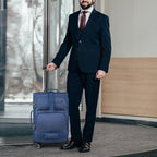 Hanke 3 Piece luggage Sets Softside Expandable luggage - Image 9